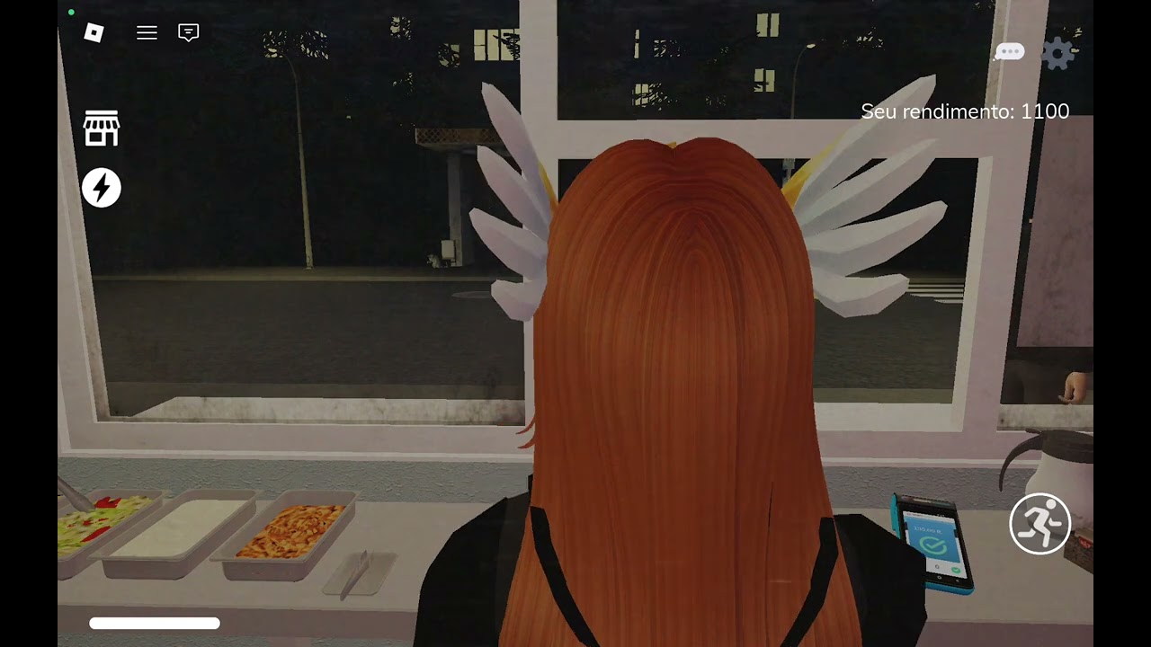 Jogando kiosqui xawmRA com minha amiga