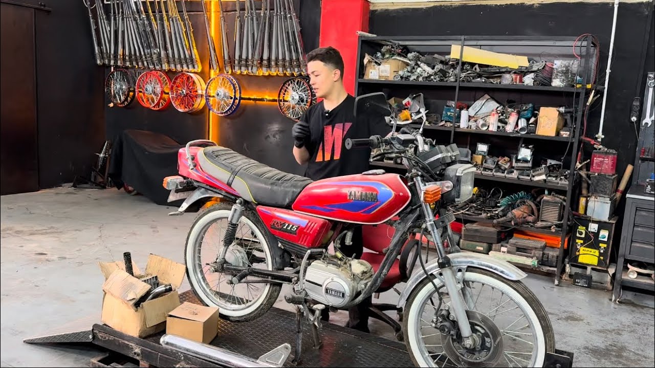 YAMAHA RX-115 TOPALAMA ! EFSANE MOTOR !