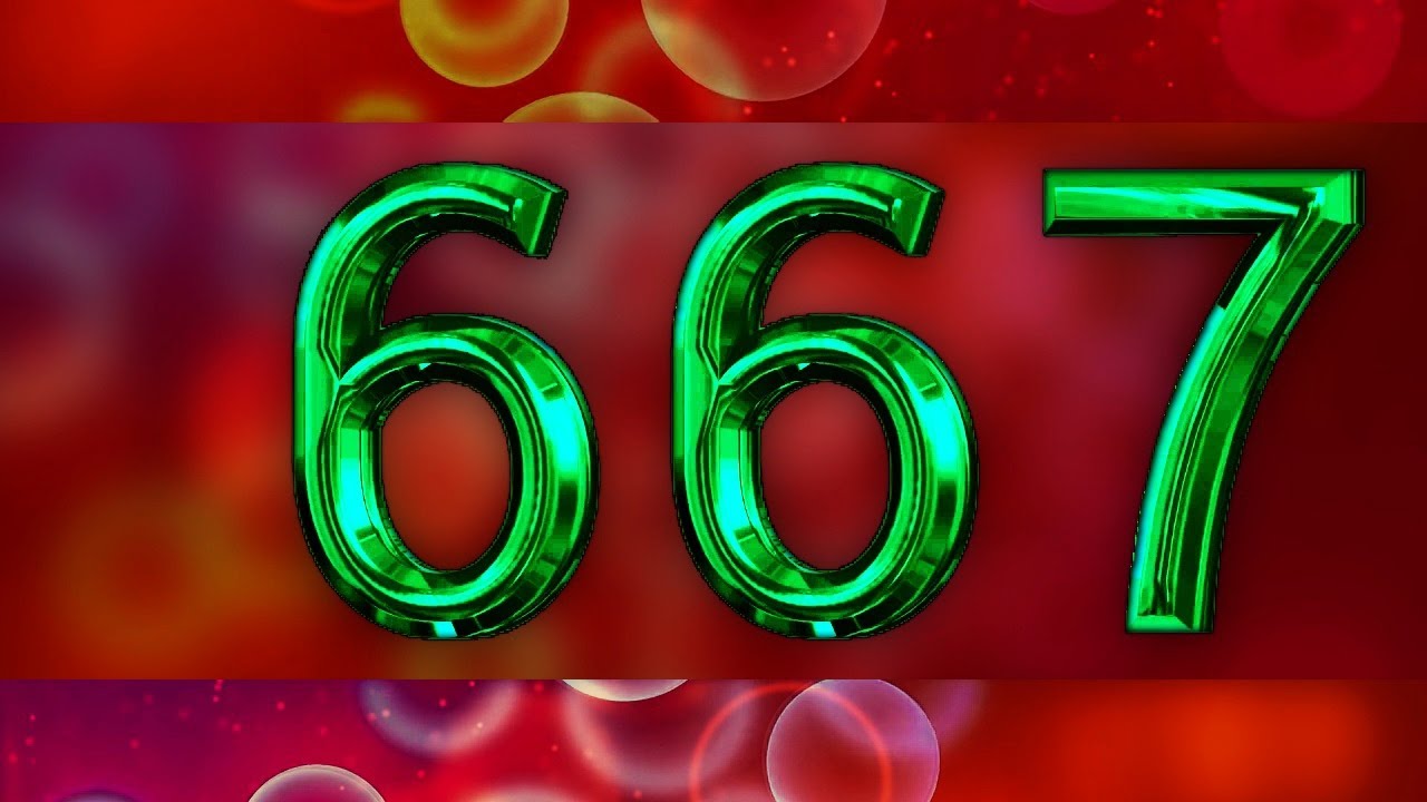 Numbers 1 to 1000 (3D Rotating)