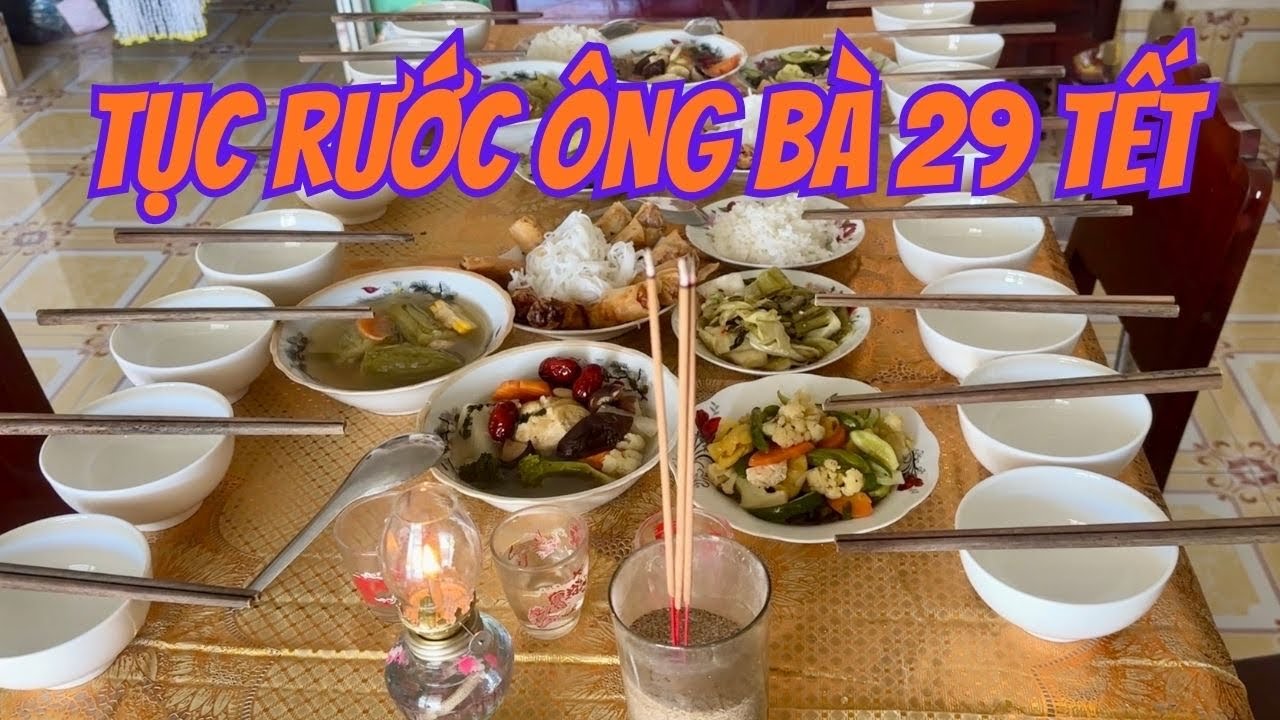 TỤC RƯỚC ÔNG BÀ NGÀY 29 TẾT MIỀN TÂY