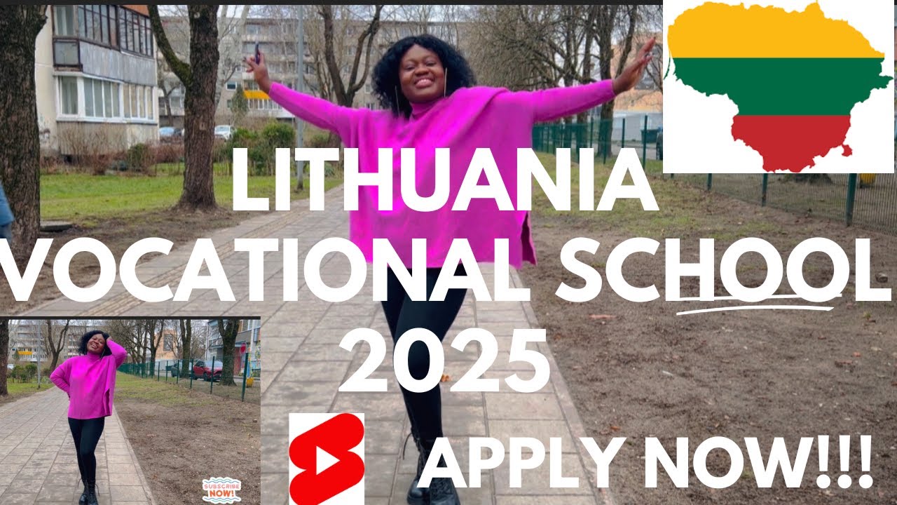 APPLY ASAP!! LITHUANIA 🇱🇹 VOCATIONAL SCHOOL 🏫 FOR INTERNATIONAL STUDENTS 