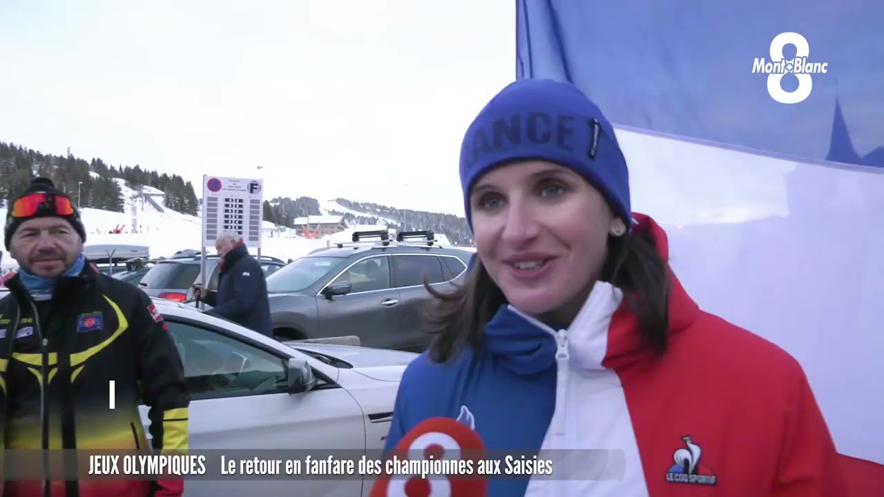 Le retour en fanfare des championnes médaillées aux Saisies
