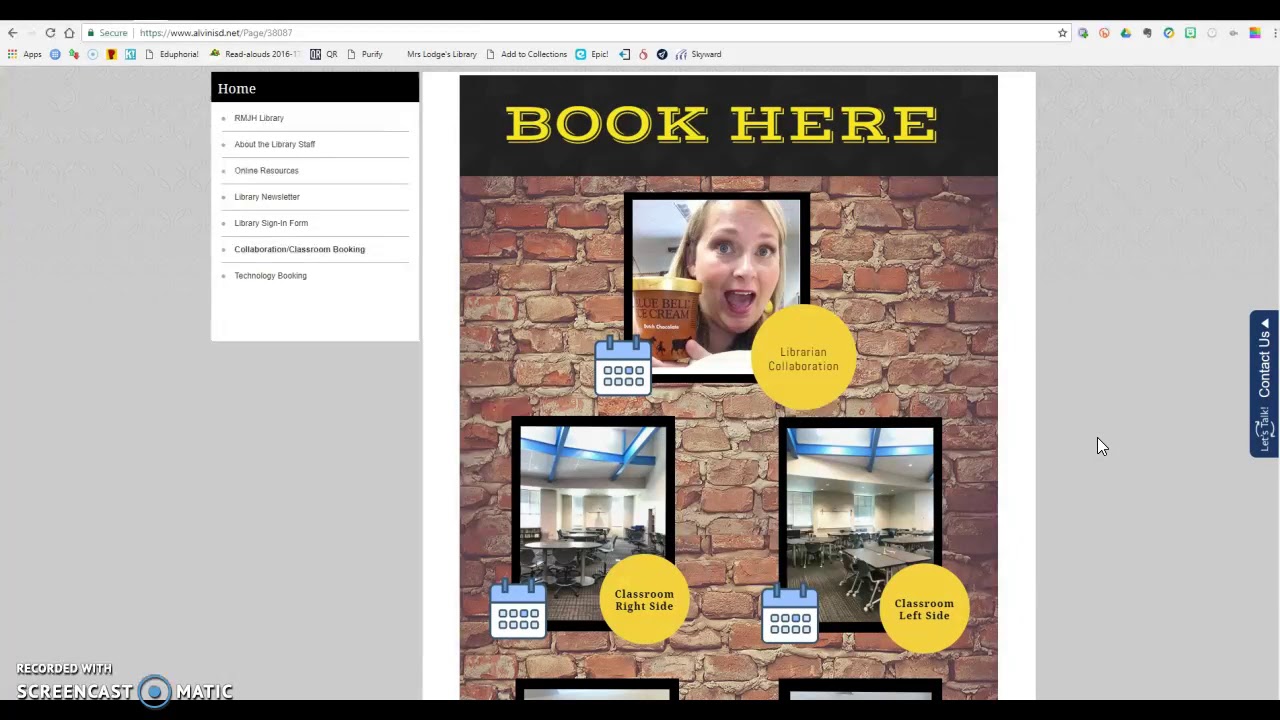 How to Book Classrooms and Librarian Collaboration