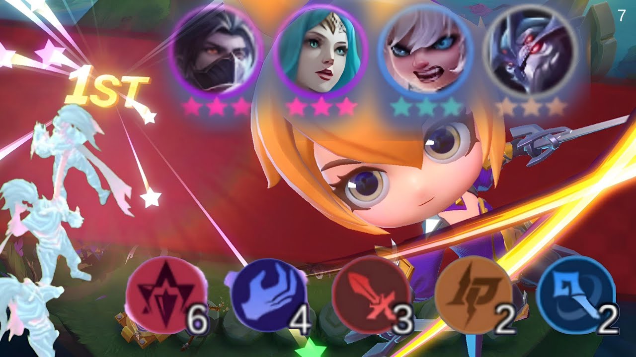 Level 3 Hayabusa Unstoppable!! Easy to 3star !! #magicchess #mobilelegends #mlbb