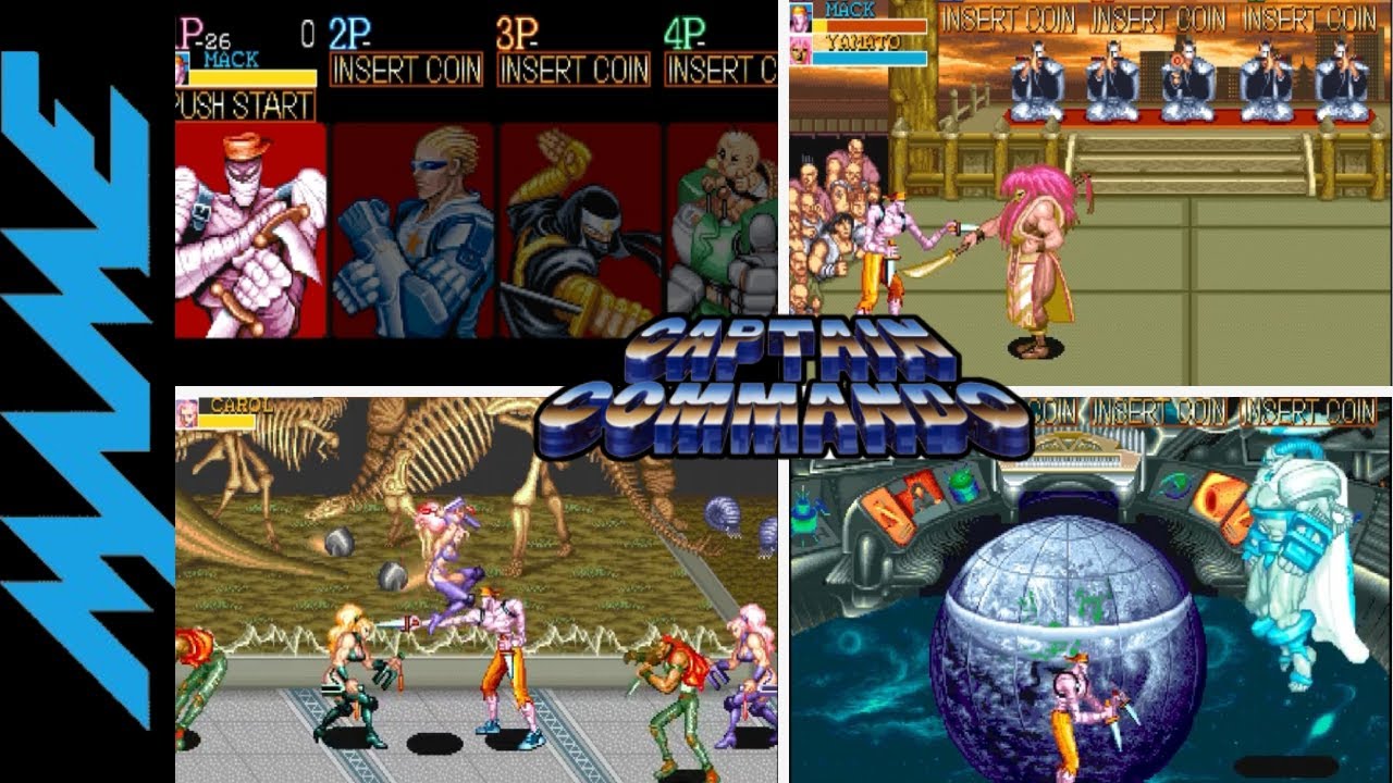 MAME - Captain Commando Arcade Game | Classic Beat 'Em Up Action!