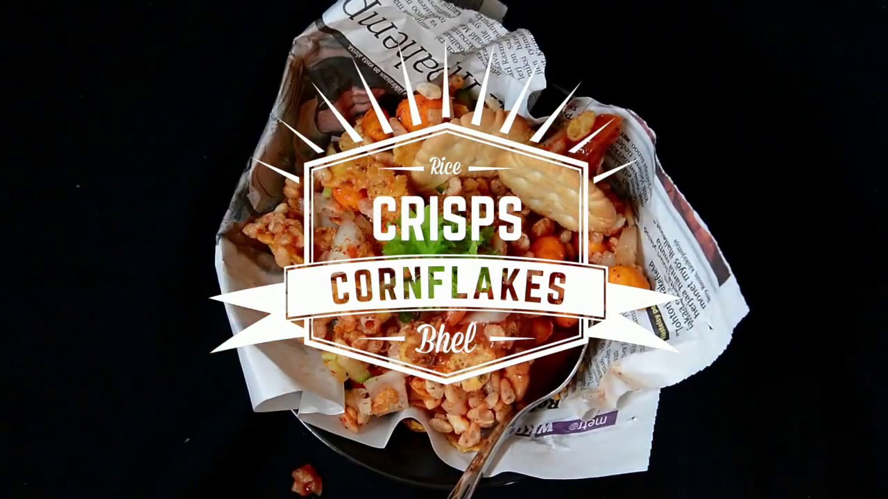 Healthy Breakfast Cornflakes Bhel Recipe |  Indian Cooking - Street Chaat | Swadisht Cornflakes Bhel