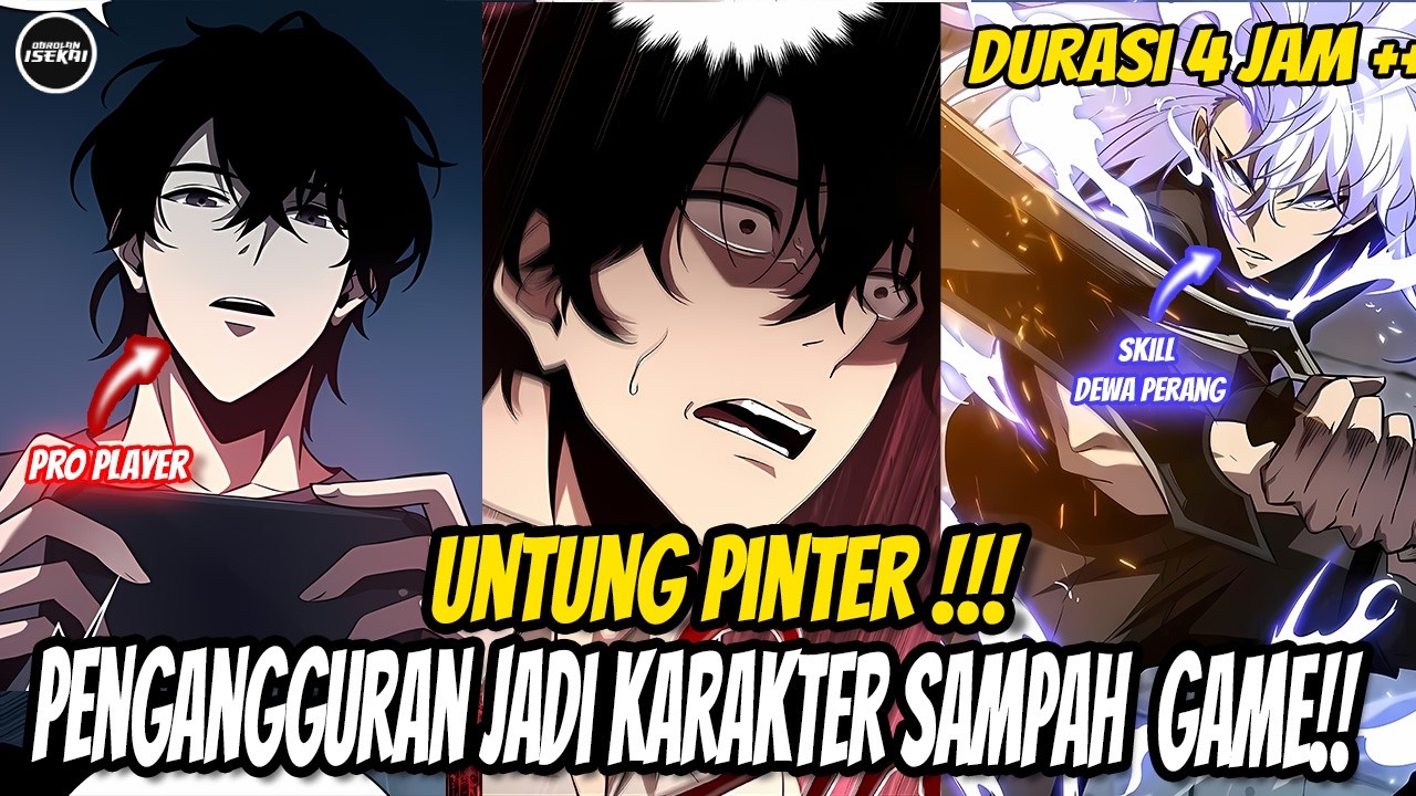 UNTUNG AJA PUNYA OTAK JENIUS❗ PENGANGGURAN MASUK DALAM DUNIA GAME❗ JADI KARAKTER SAMPAH❗ RECAP 1- 11