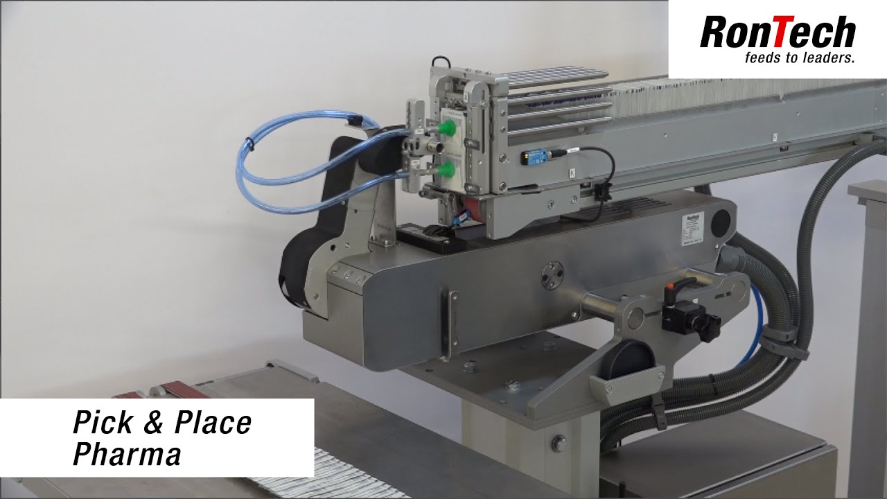 Pick & Place - Suction Feeder / Pharma application / Sauganleger / Pharma Anwendung / RonTech AG