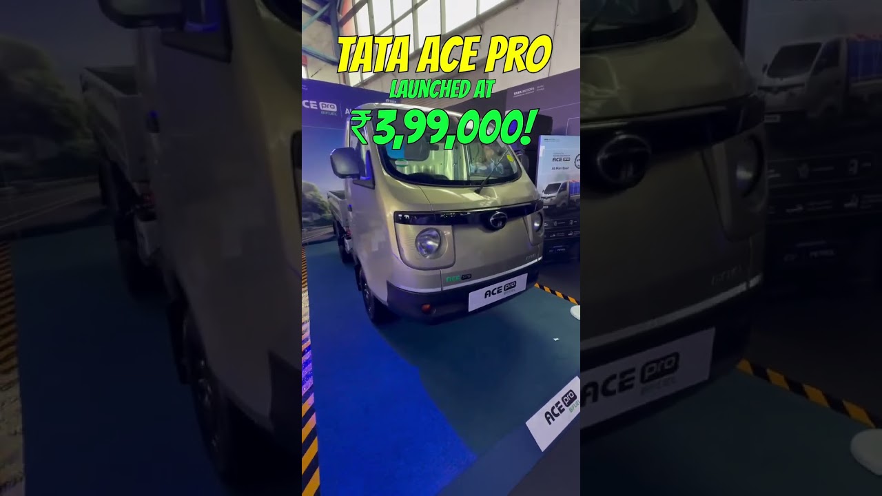 Tata Ace Pro Launched!