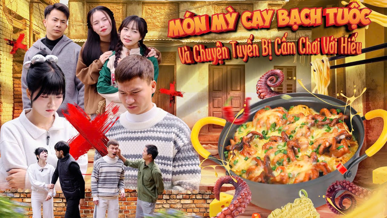 LÀM MÓN MỲ CAY BẠCH TUỘC | Hai Anh Em Phần 860 | Phim Tình Cảm Hài Hước Gãy Media