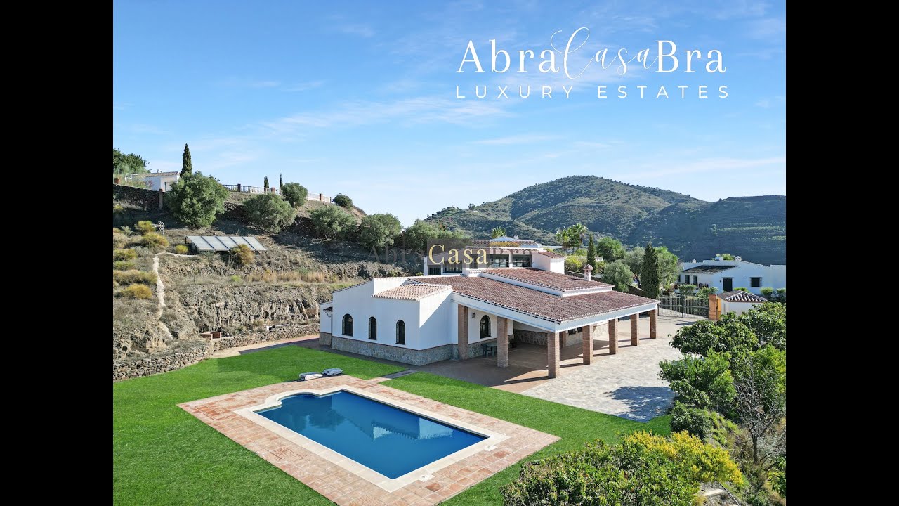 Unique Villa in Vinuela Malaga Axarquia Andalusië