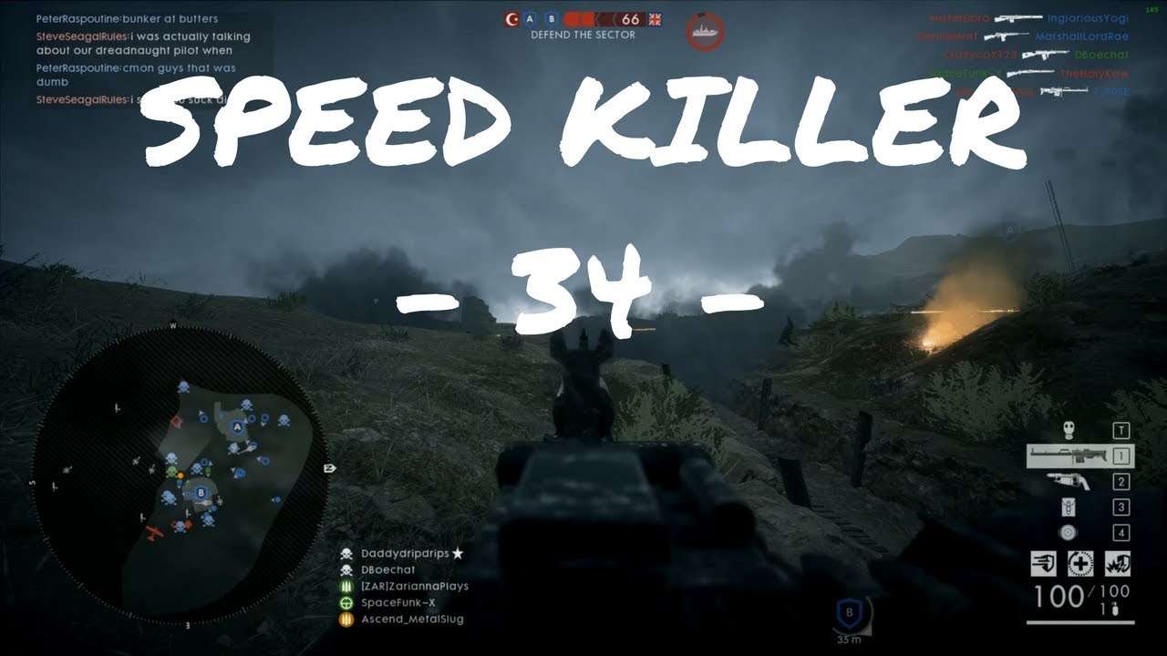 SPEED KILLER - 34 - | Battlefield 1