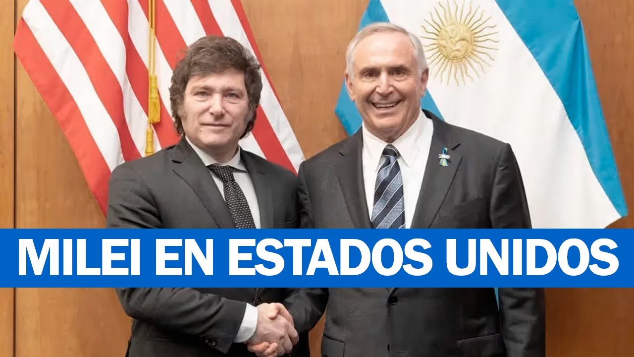 MILEI VIAJÓ A ESTADOS UNIDOS: Es su primera gira internacional antes de asumir como presidente