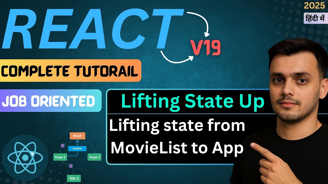 #64 Lifting State Up React JS | React JS Tutorial in Hindi | React JS Course | React JS For Beginner