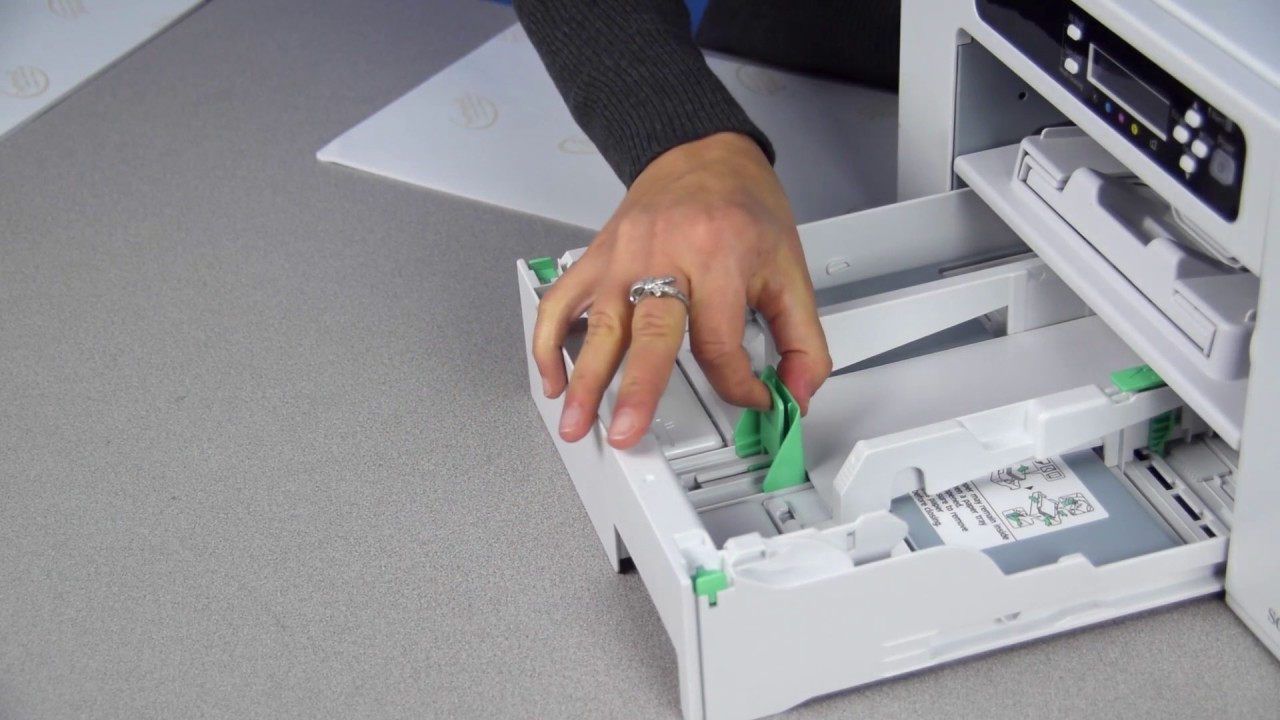 How to Adjust the Paper Tray for the Sawgrass Sublimation Printer SG400