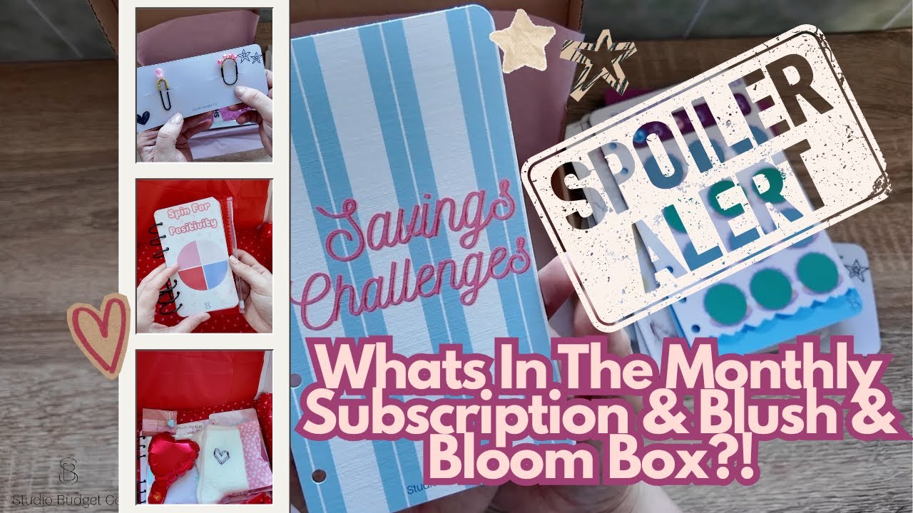 Что входит в ежемесячную подписку и коробку Blush & Bloom?! | UK Cash Stuffer