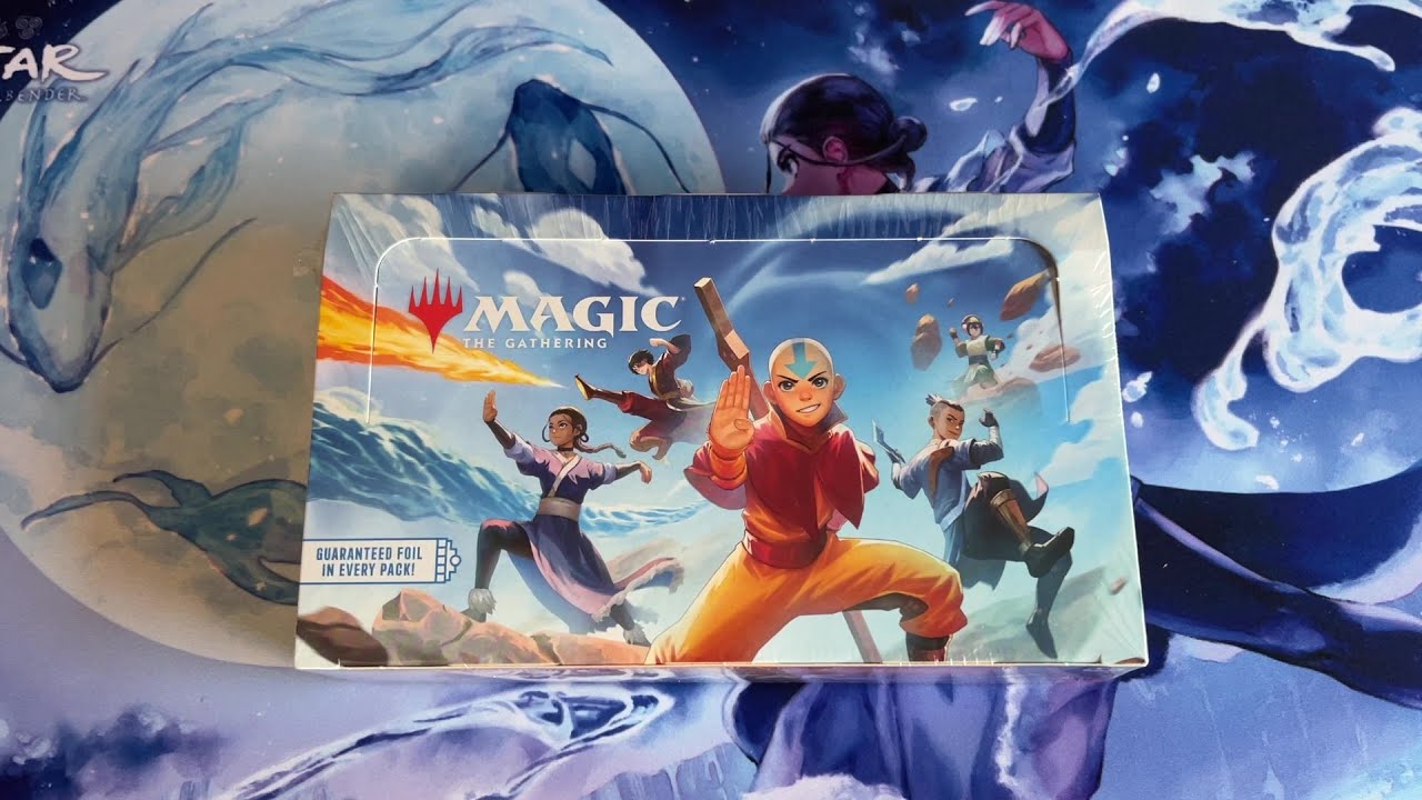 Распаковка бустерного набора MTG Avatar The Last Airbender.