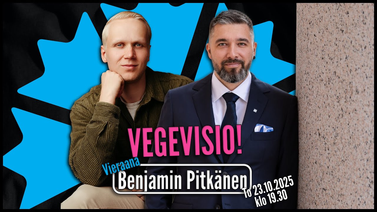 🔴86 | Vegevisio! - Vieraana Benjamin Pitkänen