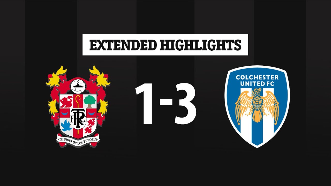 Extended Highlights | Tranmere Rovers 1-3 Colchester United