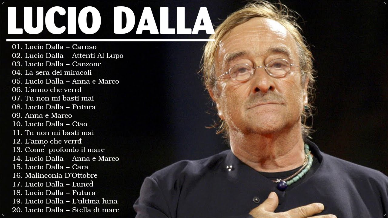 Lucio Dalla Le più belle Canzoni - Migliori Canzoni di Lucio Dalla - Lucio Dalla Medley