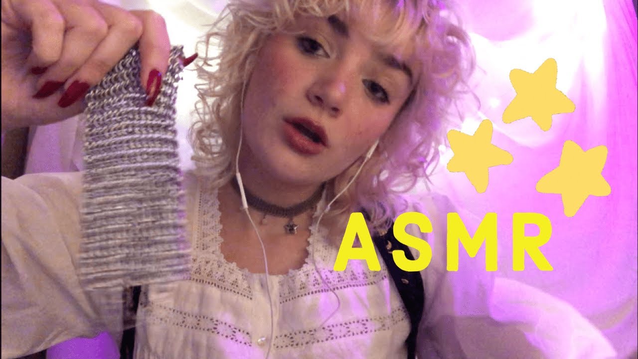 ASMR CHAINMAIL SOUNDS UNIQUE TRIGGERS lofi soften spoken with tapping ⛓⚔⛓⚔⛓⚔⛓
