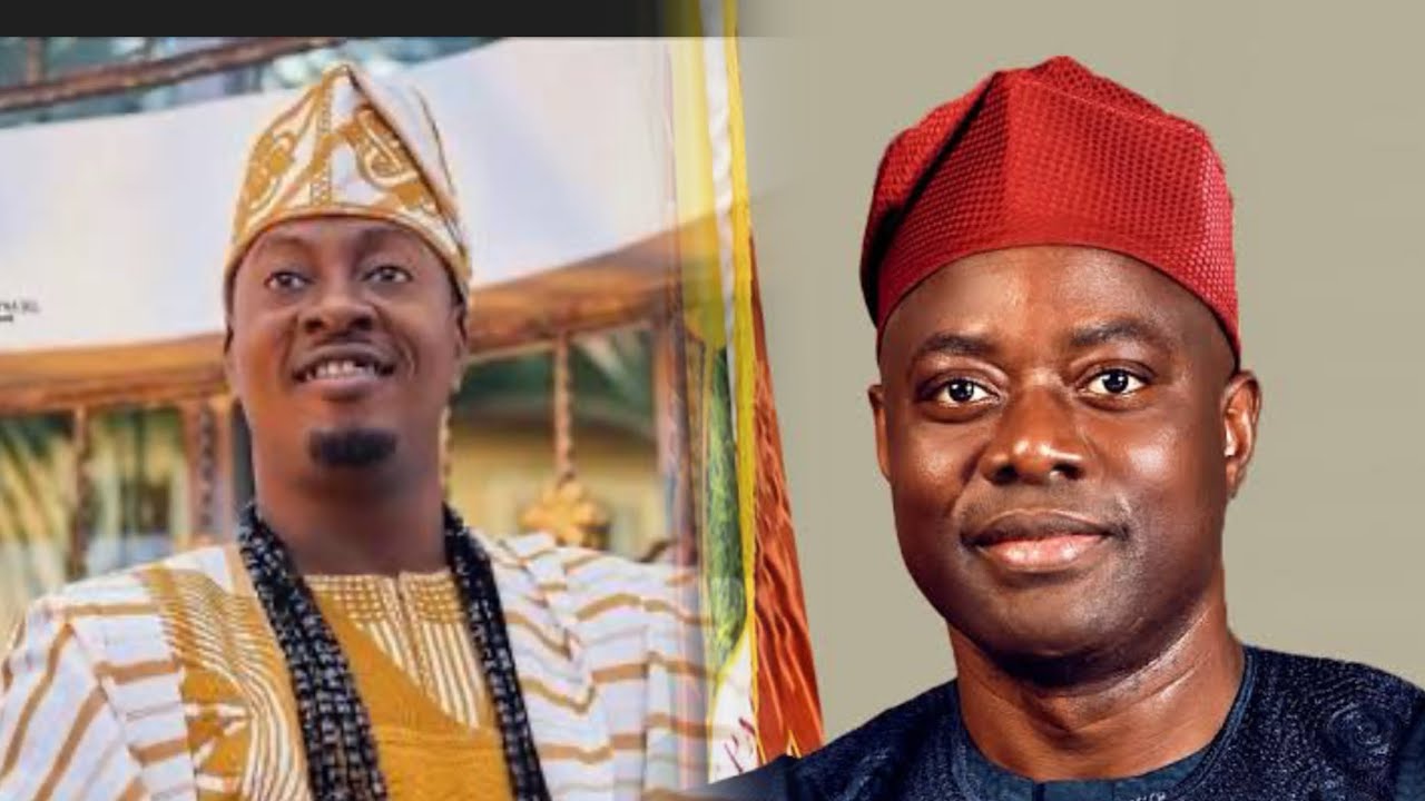 TAYE CURRENCY SURPRISE GOV. SEYI MAKINDE ON STAGE AT OYO @ 50