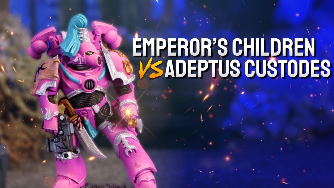 Empeor's Children vs Adeptus Custodes - LIVE Warhammer 40k 11th Edition