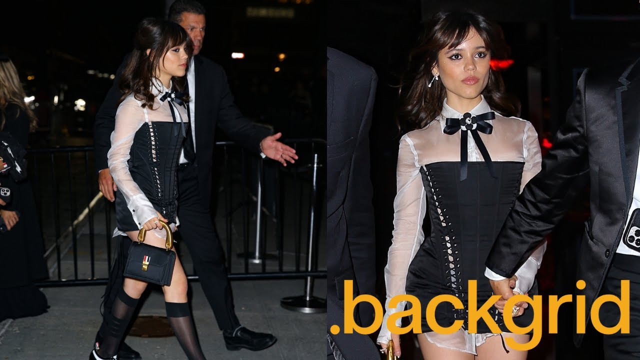 Jenna Ortega seen departing a Met Gala after party in New York
