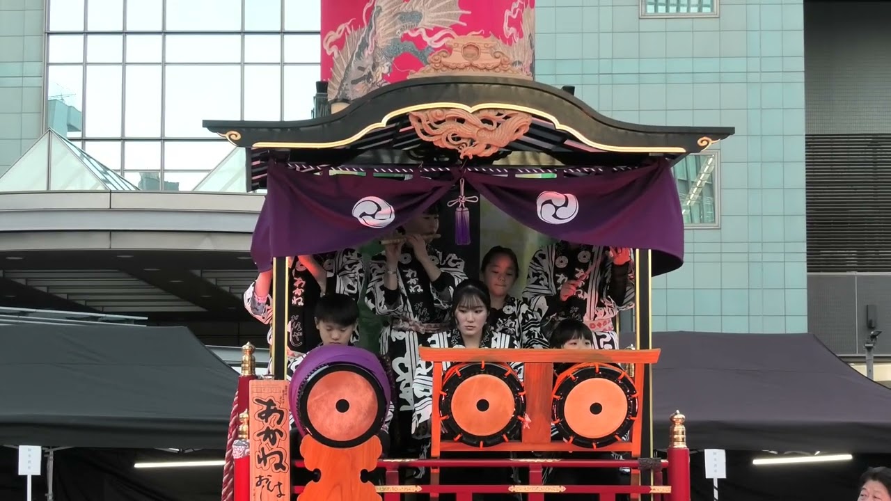 赤坂茜彩「赤坂茜囃子演奏」江戸盆踊り開会式・閉会式　2026年3月8日　TBS赤坂サカス広場　東京都港区