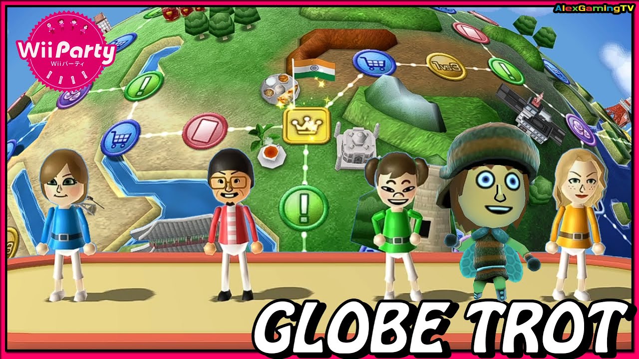 Wii 파티 해외여행게임 (Renata vs 호섭 vs 한별 vs 레이첼) Expert com | AlexGamingTV (Wii Party Globe Trot)