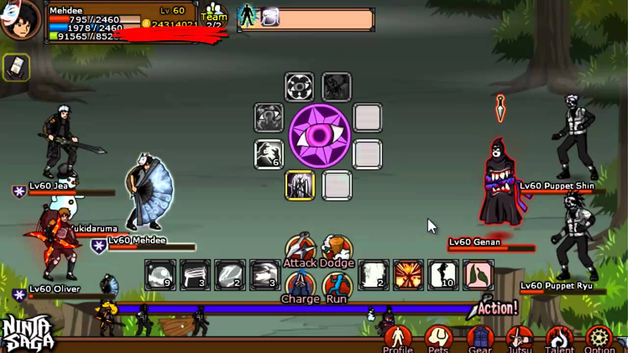 Ninja Saga Special Jounin Exam Chapter 1 Stage 2