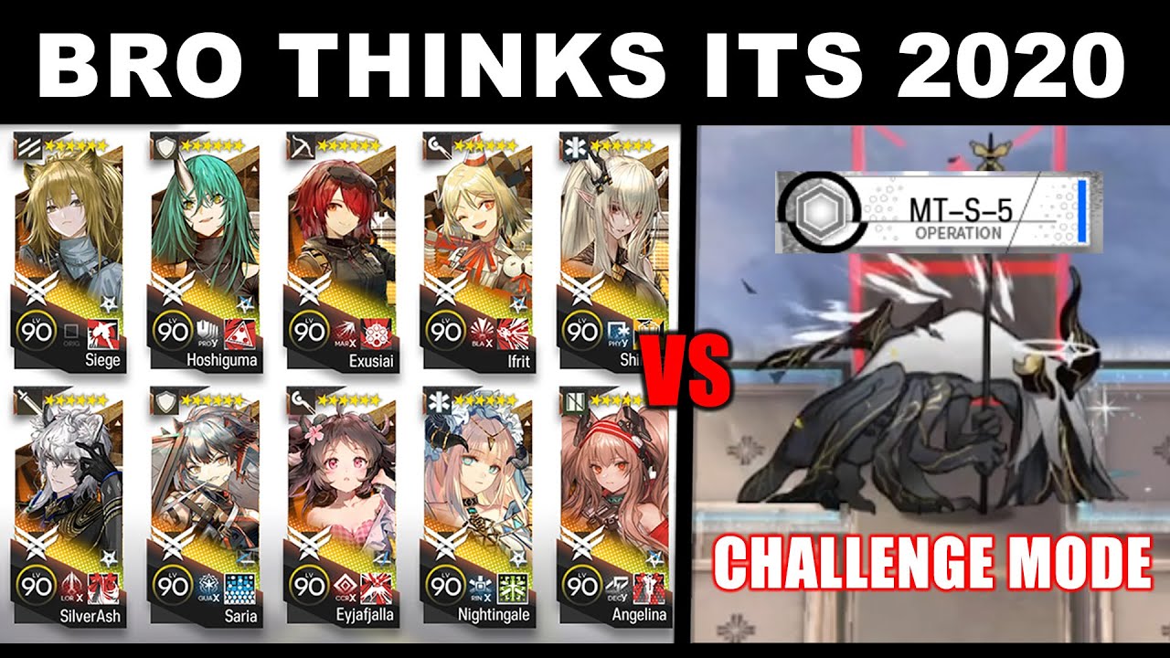 How good are Day 1 Operators in Modern Arknights? | MT-S-5 Challenge Mode