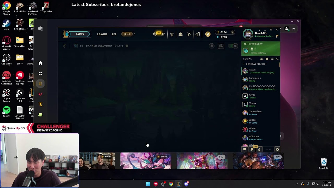 ✅GOING MASSIVE IN SOLOQ✅GETTING TO TOP100 (1200 LP) TODAY✅