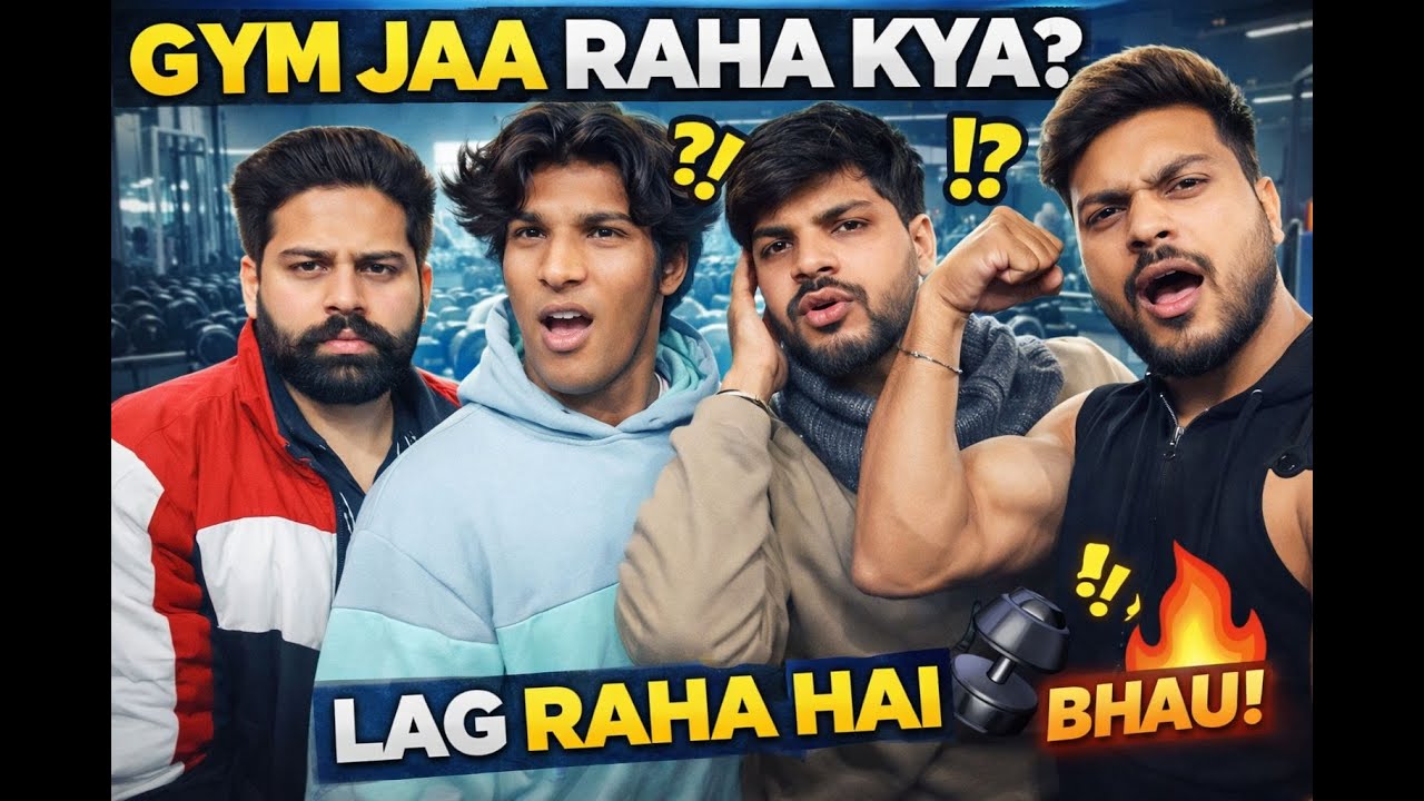 Gym Ki Jagah Kahi Aur Hi Chale Gaye 🤣 | Full Comedy Vlog | Gym Bolke Ye Kya Dikha Diya 😂