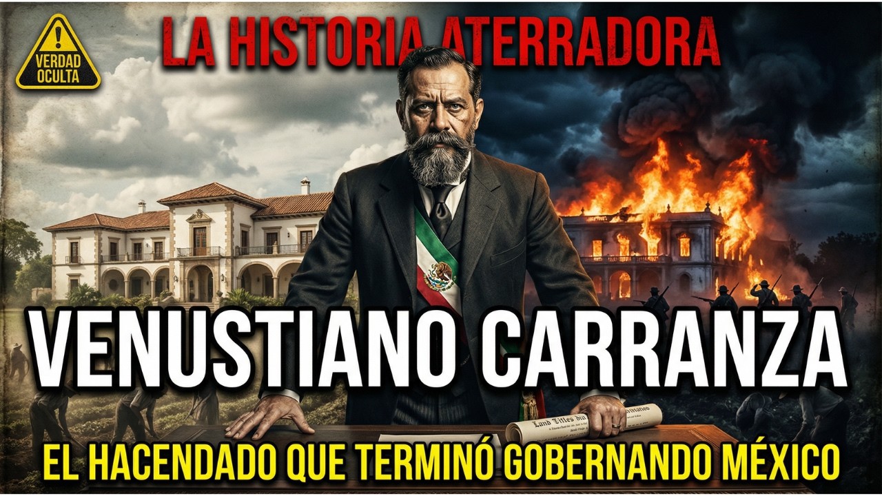 LA HISTORIA ATERRADORA DE VENUSTIANO CARRANZA: EL HACENDADO QUE TERMINÓ GOBERNANDO MÉXICO