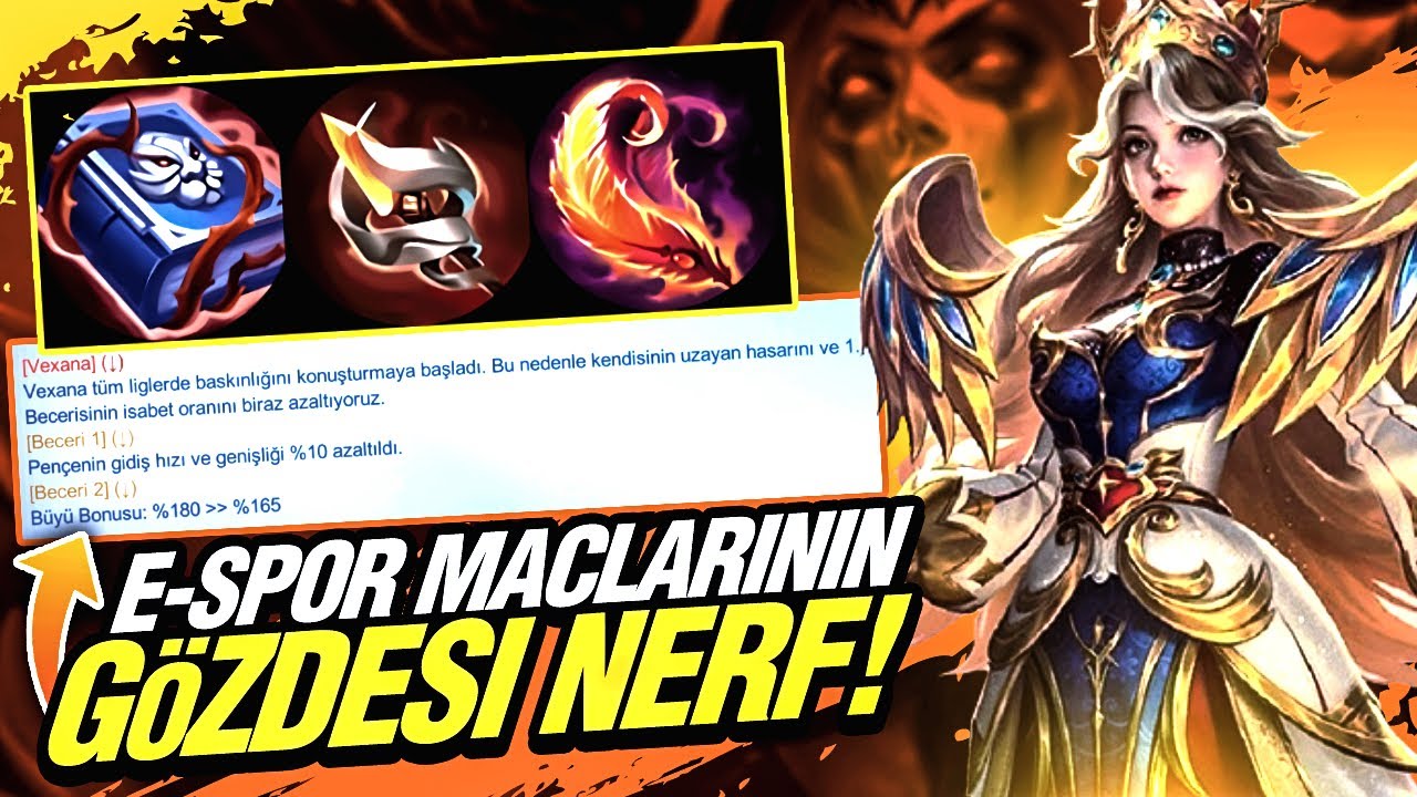 E-SPOR MAÇLARININ GİZLİ METASI! - NERFÜN İŞLEMEDİĞİ KAHRAMAN VEXANA BACI! | Mobile Legends