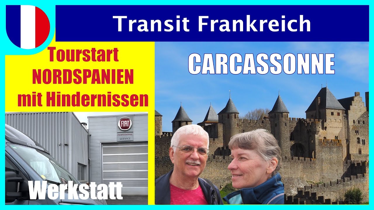 Roadtrip Nordspanien #2 | Anreise durch Frankreich | Carcassonne + Lourdes