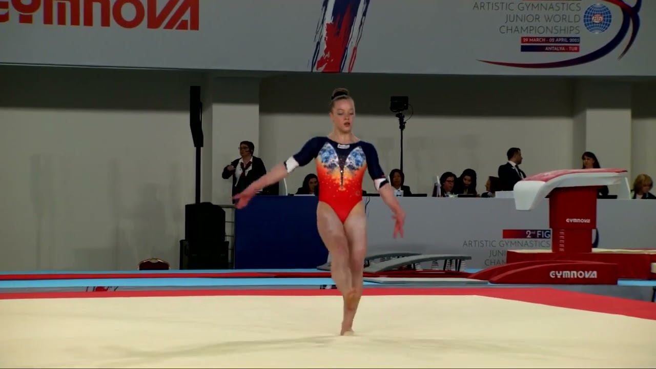 VANOAGA Gabriela (ROU) - 2023 Artistic Junior Worlds - Qualifications Floor Exercise