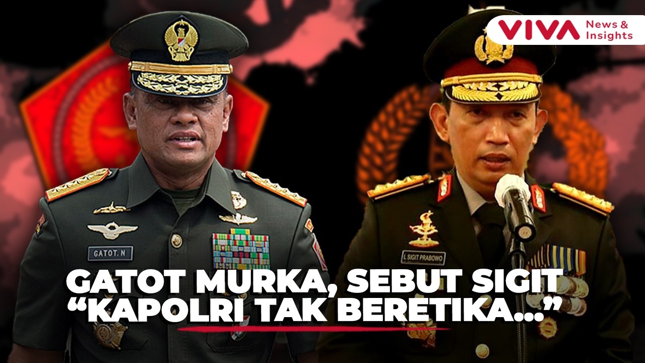 Eks Panglima TNI Meledak! Gatot Nurmantyo Bongkar Etika Kapolri