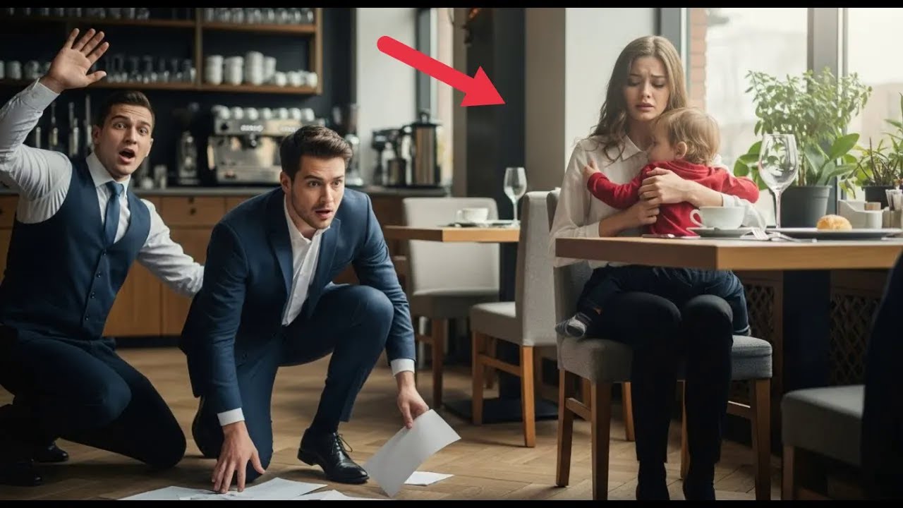rzy stoliku obok siedziała jego pierwsza miłość… z dzieckiem na rękach !