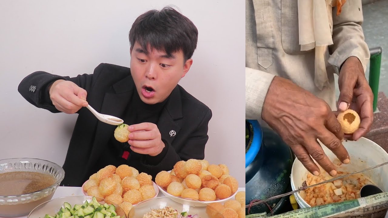 抖音上很火的印度街头小吃真的那么黑暗吗？小伙一口下去差点吐了