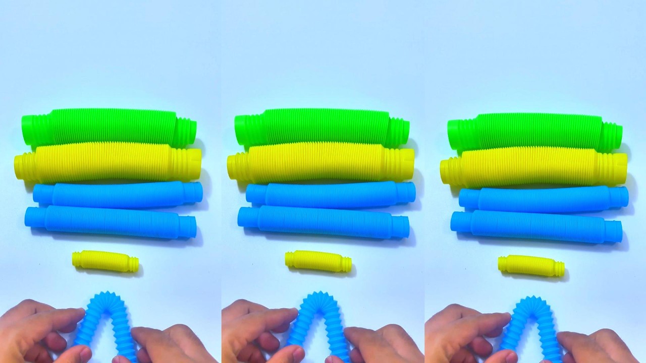 Colorful POP Tube ASMR for Calm and Cozy Vibes 💫😌 #asmr, #relaxing, #oddlysatisfying, #poptubesound