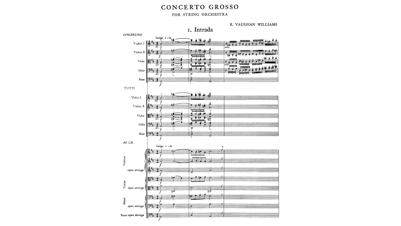 Ralph Vaughan Williams - Concerto Grosso
