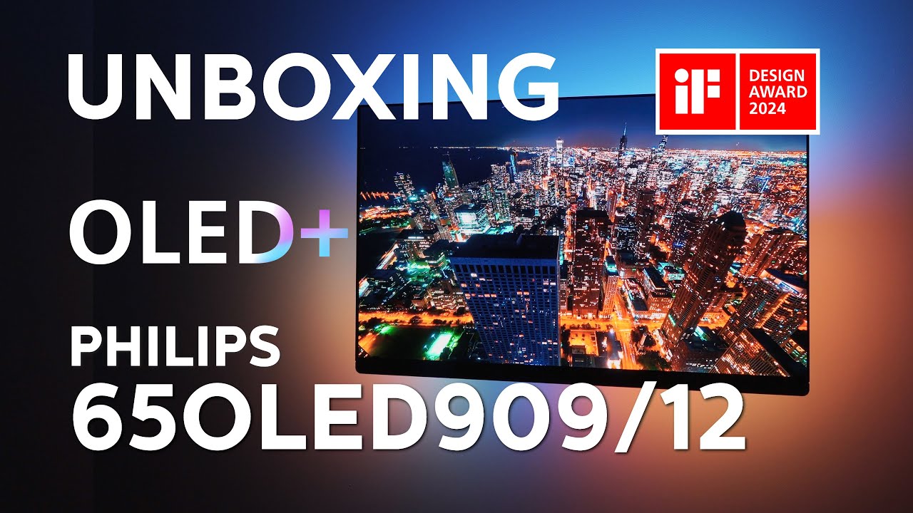 Unboxing PHILIPS OLED+ 65OLED909/12 &ndash; Obraz Premium w 2024 roku! #AmbilightTV #OLEDPlus