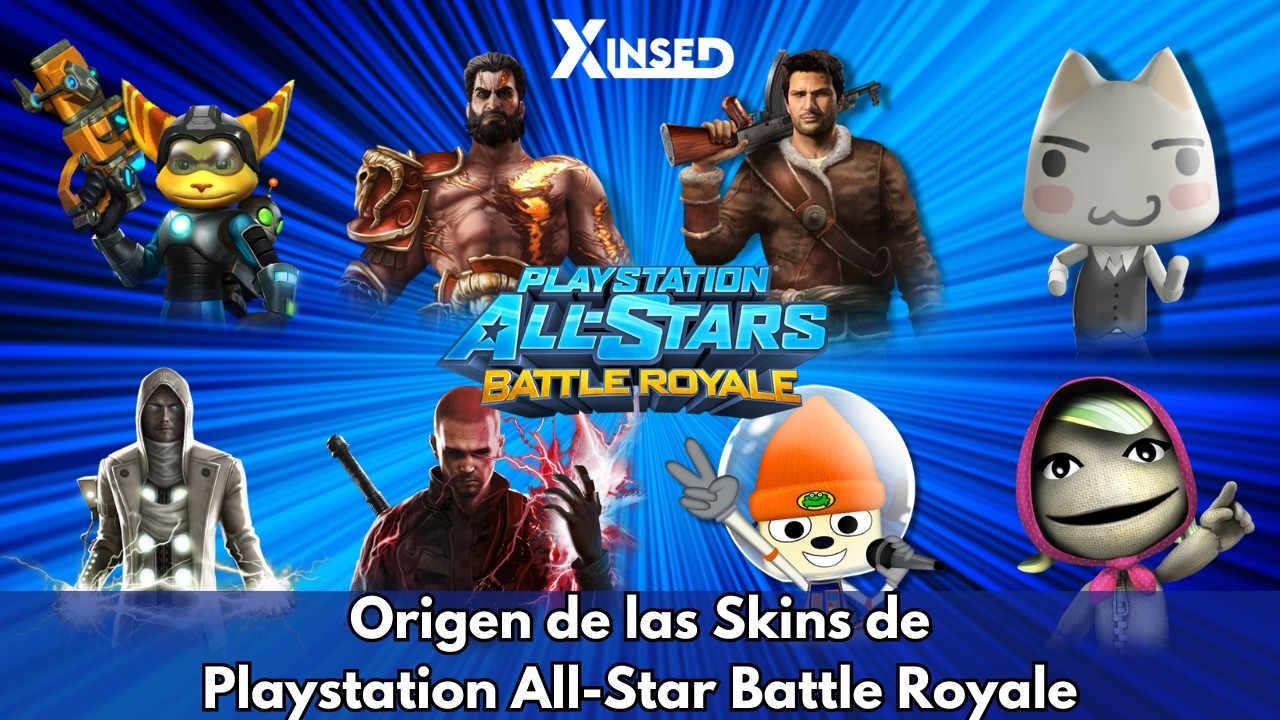 Origen de las Skins de Playstation All-Star Battle Royale - Trajes Alternativos