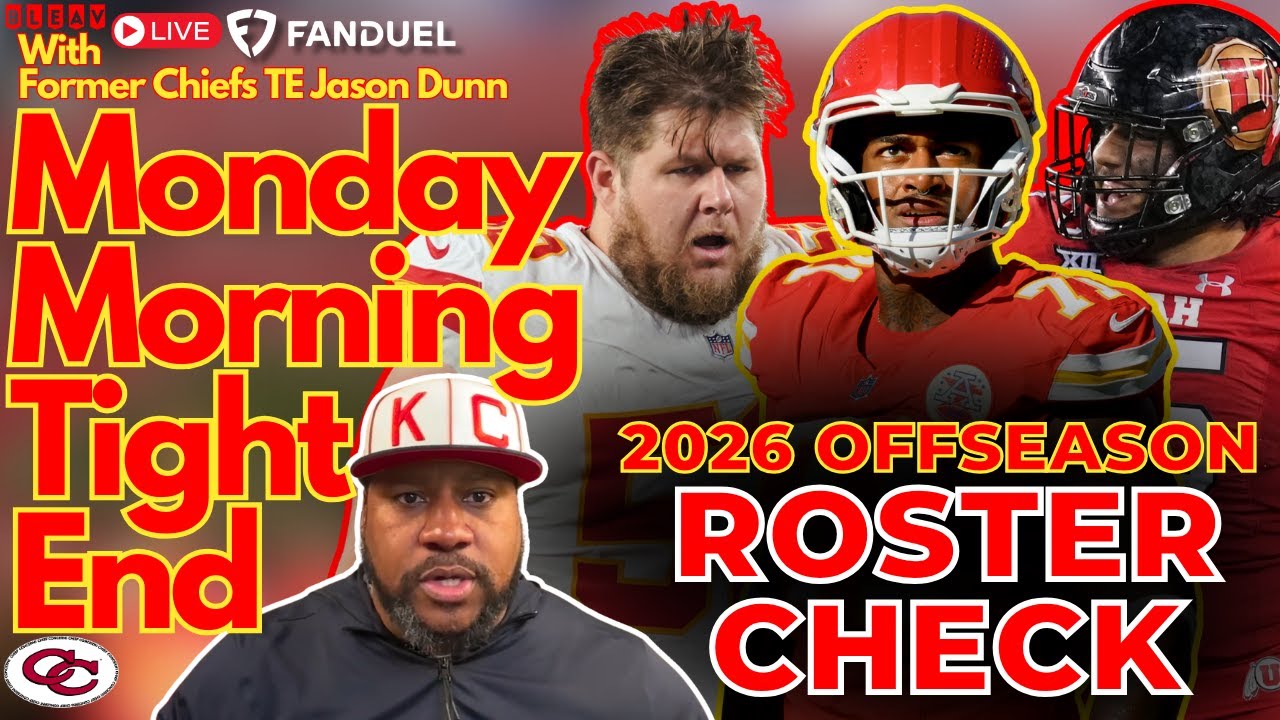 Monday Morning Tight End Ep. 124: Chiefs OL Review💪Who’s Staying, Who’s Going & What’s Next in 2026