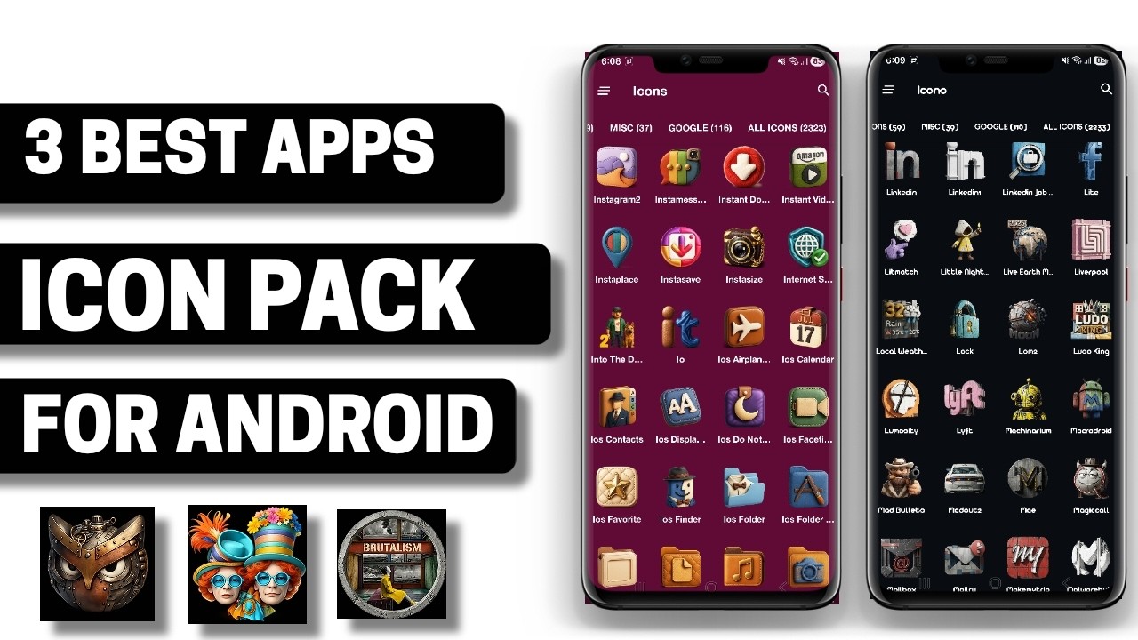 3 Best Icon Pack Apps for Android 2026