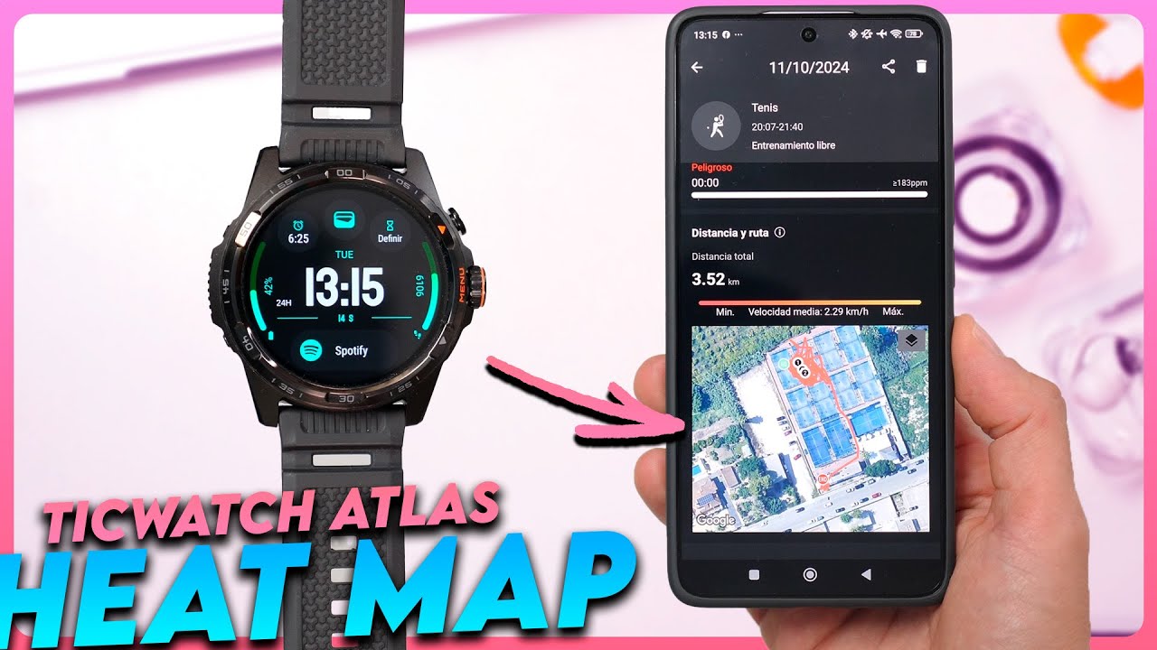 TicWatch Atlas a fondo | DOS PANTALLAS, WEAR OS y HEAT MAP ¡