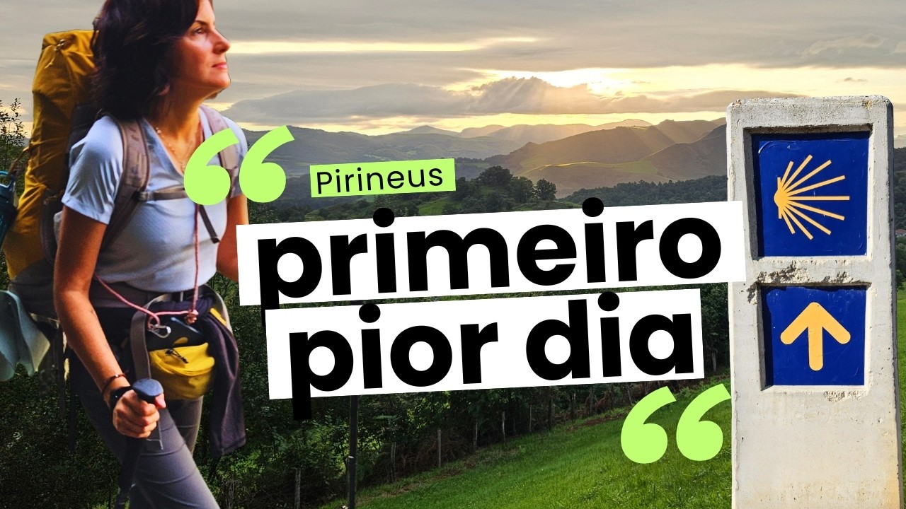 Caminho de Santiago: Sobrevivemos ao dia mais difícil nos Pirineus | Saint-Jean-Pied → Roncesvalles
