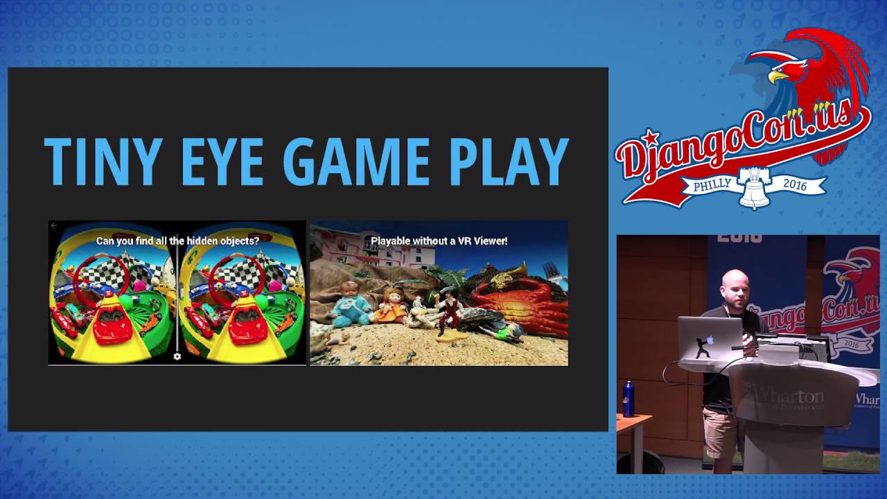 DjangoCon US 2016 - Django Supporting Virtual Reality Game Development by Rudy Mutter